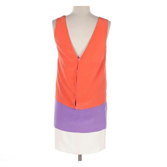 Gucci Tricolor Silk Tiered Shift Dress - Size US6, IT42 - Picture 3 of 5